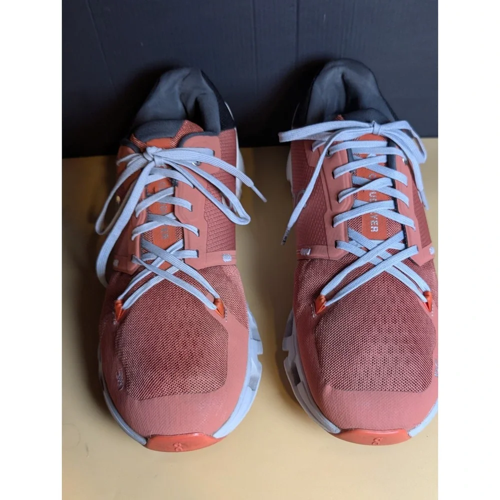 On Running Men's Cloudmonster Running Shoes Coral Size 11 Good
